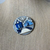 Hard To Find Vintage Lucinda House Pins, Christmas Glitter Snow Cat Snowflakes 61318