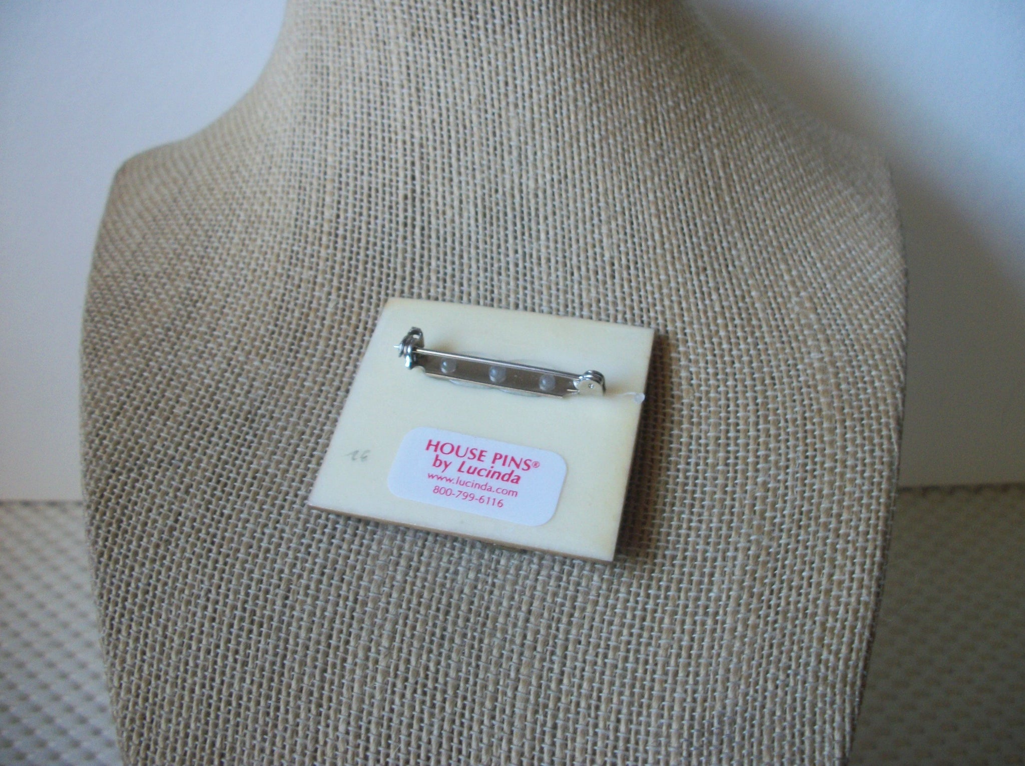 Vintage Lucinda House Pins, Fall Clouds Rain Drops Tree Tulips Growing 021321