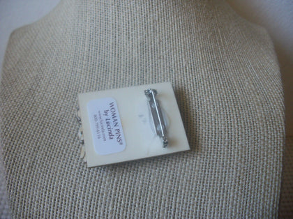 Vintage LUCINDA Woman Pin, Best Friends, Celebrating Life 60218