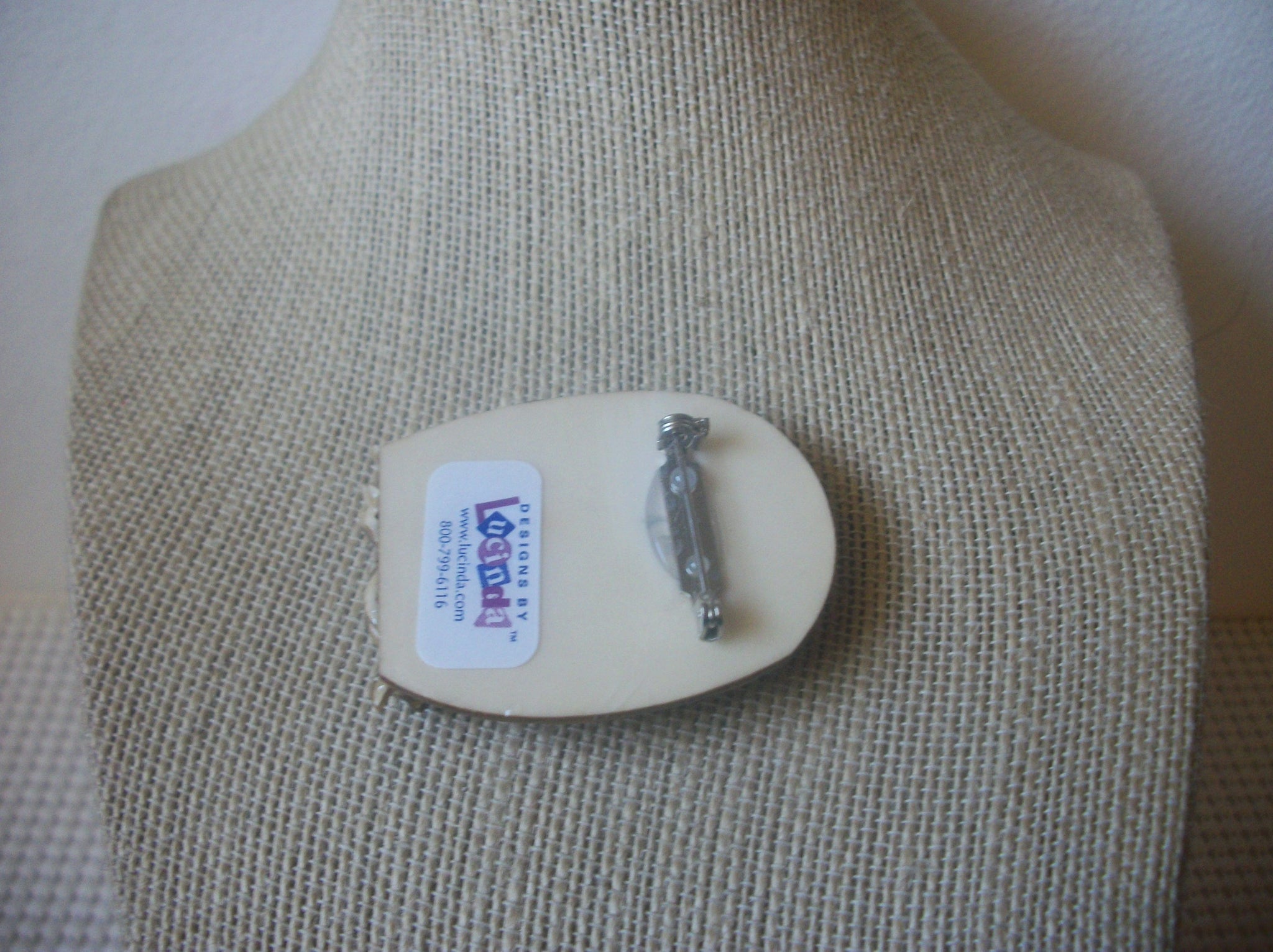 Vintage LUCINDA Woman Pin, Best Friends, Celebrating Life 60218