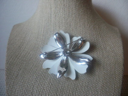 Vintage Jewelry, Signed SARAH, Colorful Enameled, Flower Brooch Pin 91617