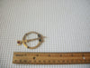 Vintage Brooch Pin, Warrior King Sword Carnelian Stone, Gold Tone 82317