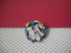Vintage Lucinda Pin Christmas Penguin Family Scarves Snowflakes