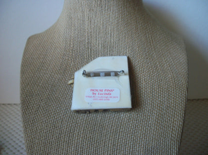 Vintage Lucinda House Pins, Gray Fall Glitter Crescent Moon Little Cute Cat 021321