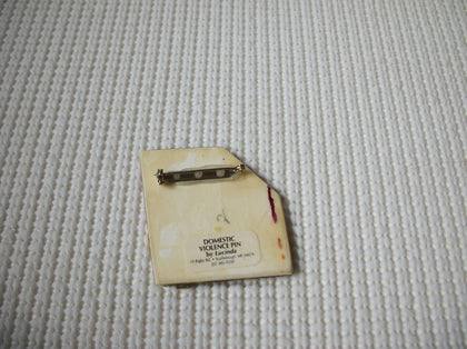 Peace Dove Vintage Lucinda Pins, Domestic Violence Be Safe Report Make Life Better 021321