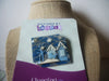 RARE Lucinda House Pin, Happy Holidays Festive Christmas Blue Dog  Pins By Lucinda 021321