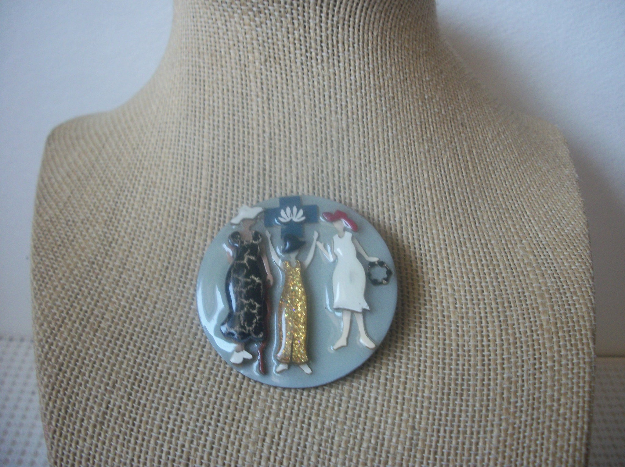 RARE Lucinda Woman Pins, Freedom Celebration Uplifting Power Love Sisterhood 021321