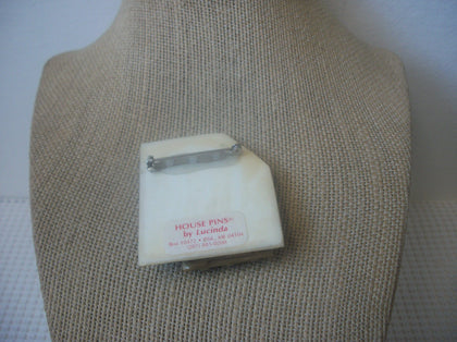 Vintage Lucinda House Pins, Glitter Colorful Sky Plane Moon Ship 021321