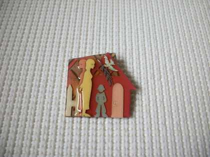 Peace Dove Vintage Lucinda Pins, Domestic Violence Be Safe Report Make Life Better 021321