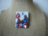 ARE Lucinda House Pins, Freedom  Butterfly Red Blue White Tulip Flower 021321