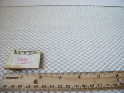 Vintage Lucinda House Pins, Colorful Fall Glitter Birds Flying Little Cute Cat 021321