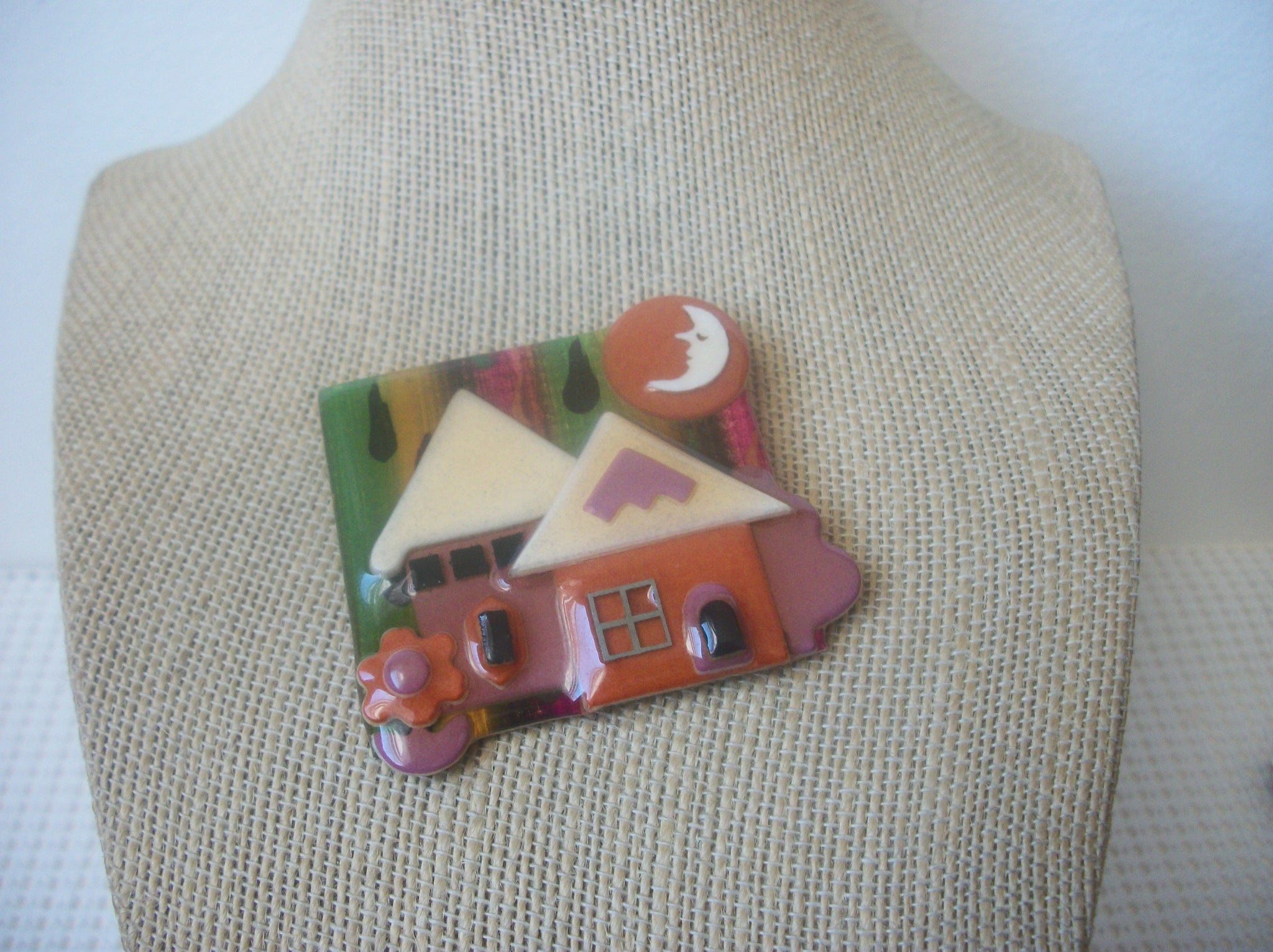 Vintage Lucinda House Pins, Harmony Peace And Love Night Time Sleep Well 021321