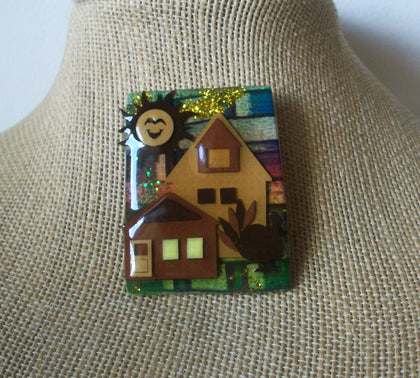 Highly Detailed Lucinda House Pins, Turkey Thanksgiving Family 61318