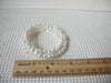 White Glass Pearls Wrap Around Bracelet 022221