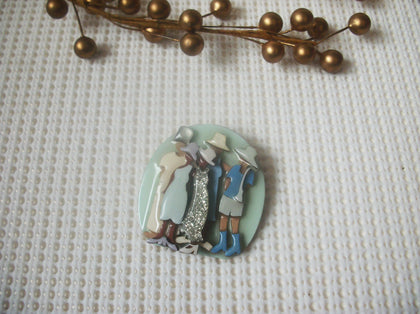 RARE Lucinda Woman Pins, Freedom Celebration Uplifting Power Love Sisterhood Friendship 021321