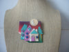 Vintage Jewelry Pretty Vintage Jewelry Lucinda House Pins Home Sweet Home  Spring Is Coming Crescent Moon 021321