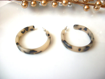 Marilyn Ash Blonde Tortoise Earrings, Tortoise Shell Earrings, Tortoise Big Hoop  Earrings, Acetate Earrings, Resin Earrings S35