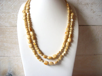 Retro Beige Tan Necklace 51520