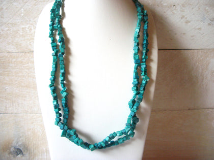Turquoise Stones Long Necklace 51520