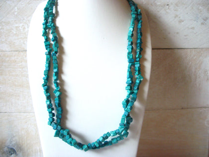 Turquoise Stones Long Necklace 51520