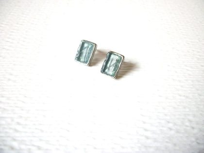 Vintage Chico`s Frosted Glass Small Stud Earrings 122820