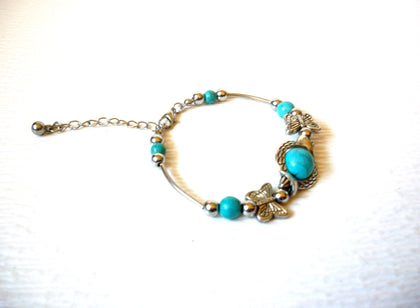 Vintage Southwestern Theme Butterfly Faux Stone Bracelet 71518