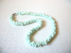 Retro Pale Pastel Mint Shell Chips 16" Necklace 82217