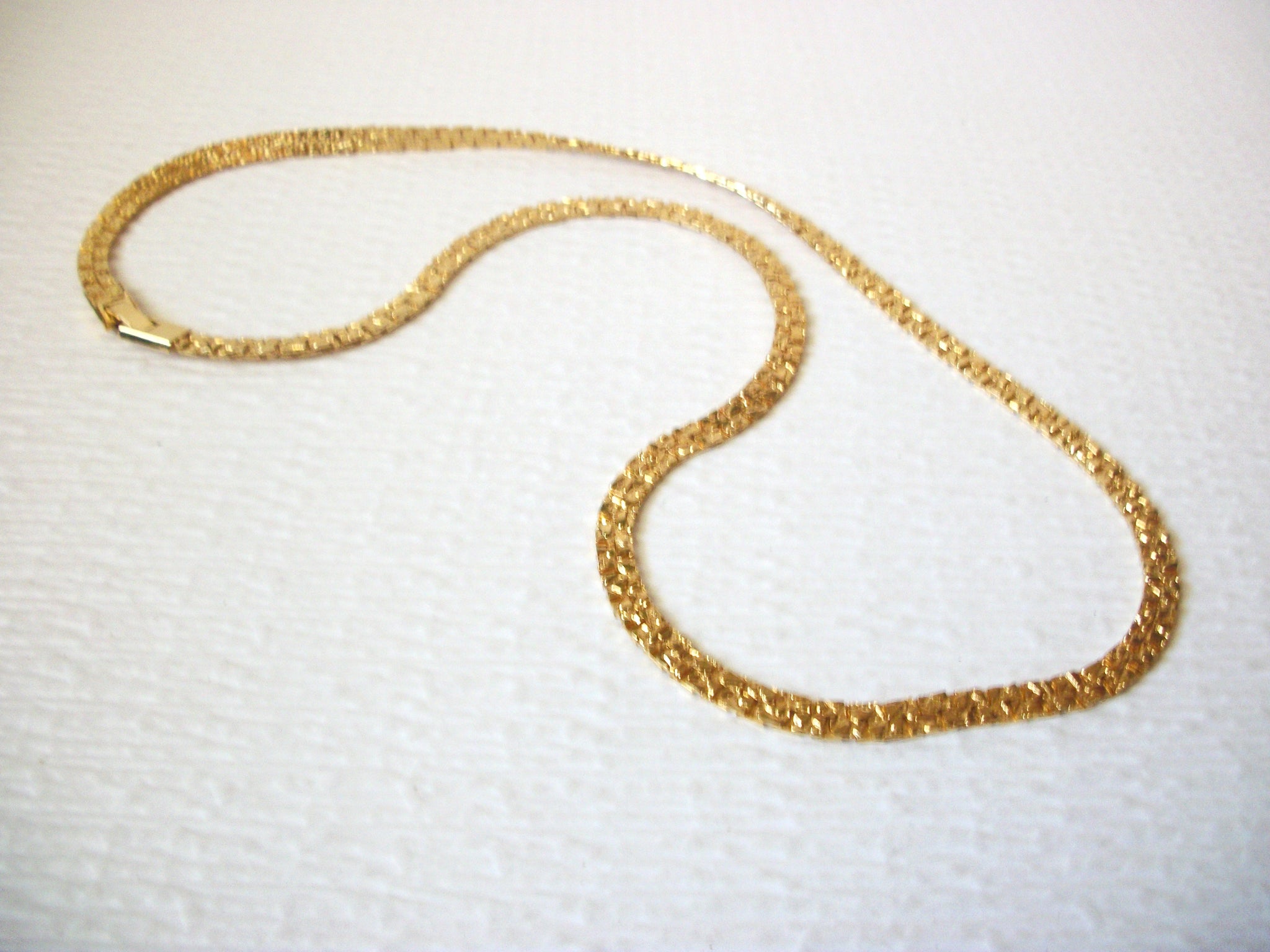 Vintage Gold Toned Chain 22" Necklace 5917
