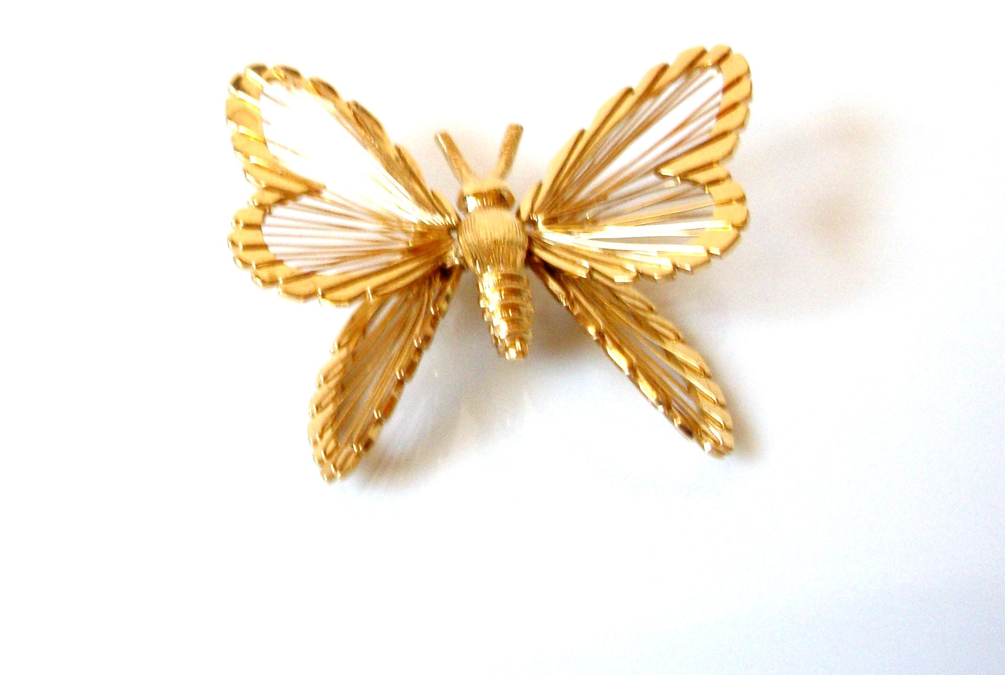 Vintage MONET Butterfly Brooch Pin 82217