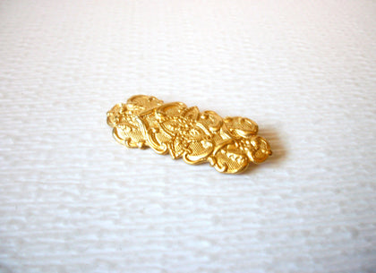 Vintage Art Deco Textured Brooch Pin 121216