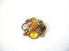 Colorful Rhinestone Flower Burst Brooch Pin Enhancer 71417