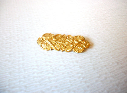 Vintage Art Deco Textured Brooch Pin 121216