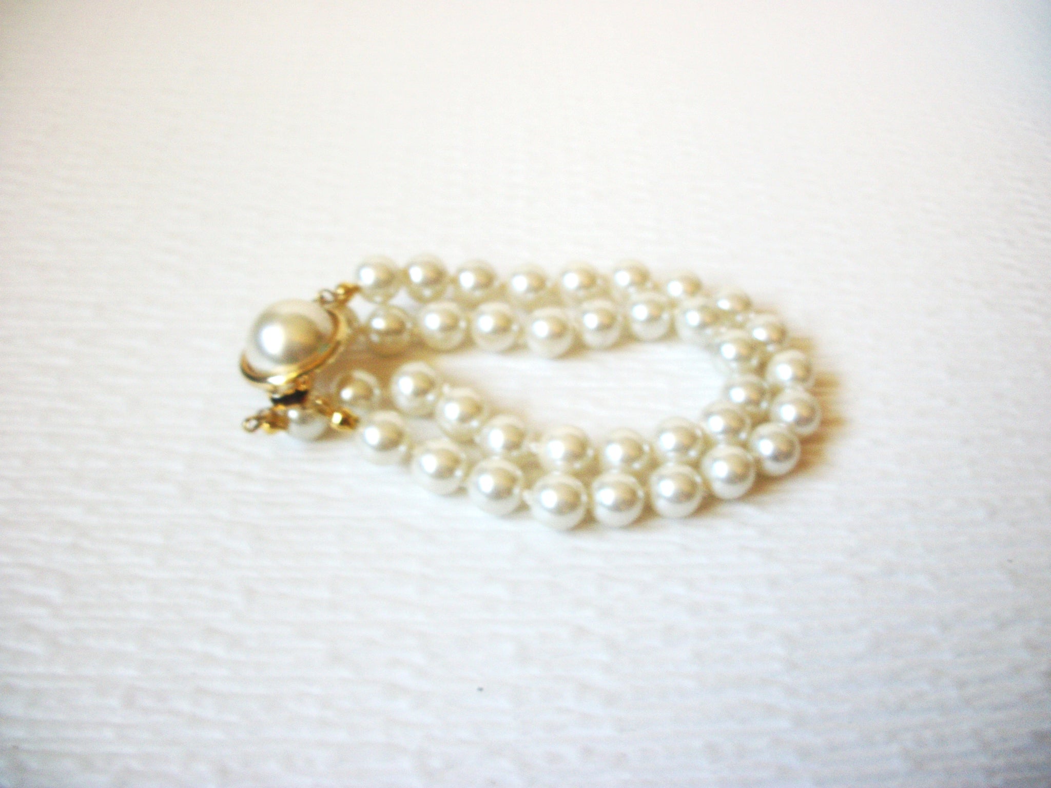 Vintage Glass Pearl Bracelet 71518