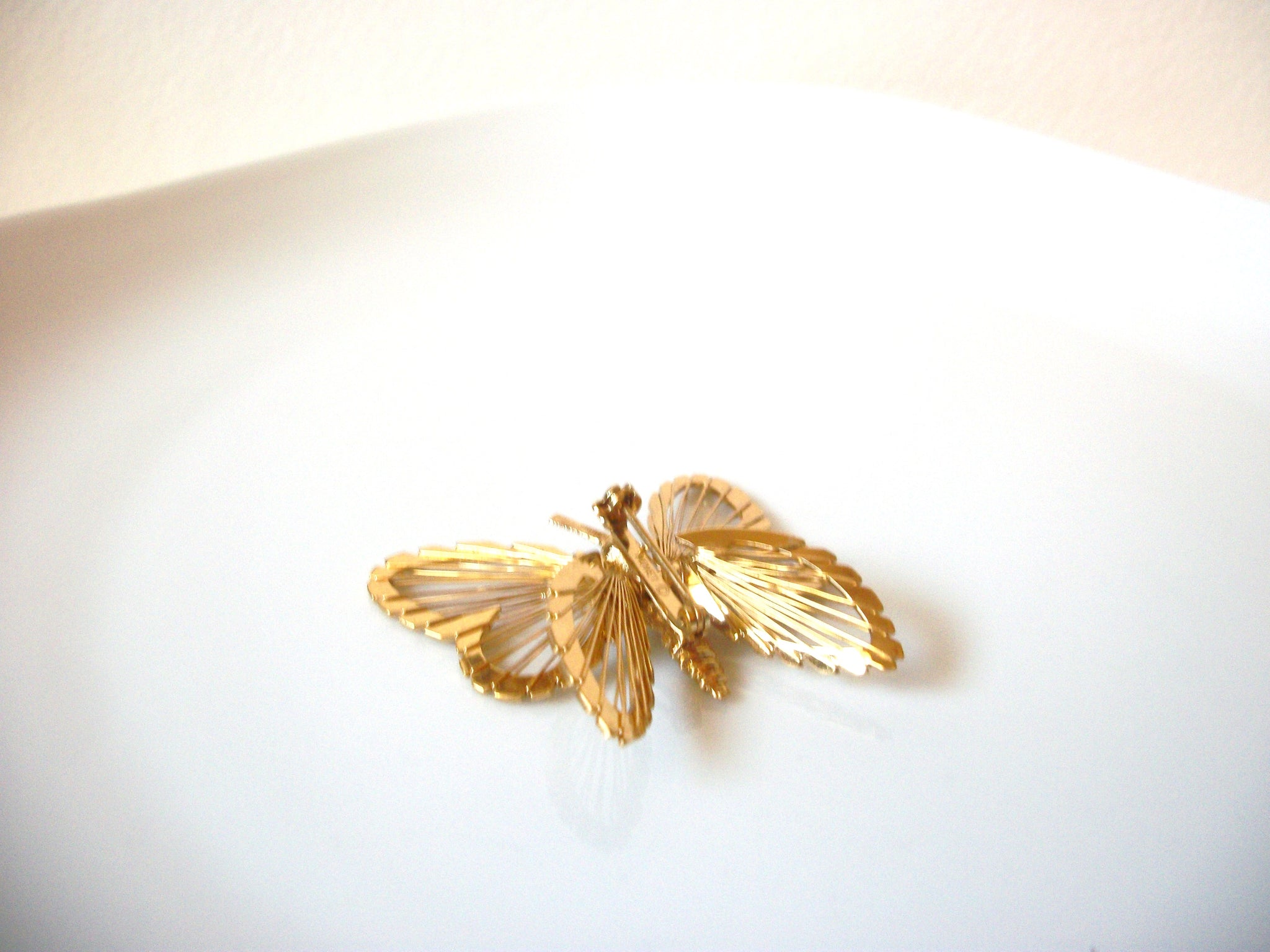 Vintage MONET Butterfly Brooch Pin 82217