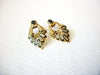 Retro Gold Black Doorknocker Earrings 5917