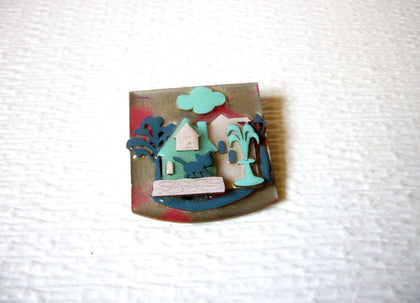 RARE Lucinda House Pins Little Cottage Cat Fountain Lucinda Pins 91517