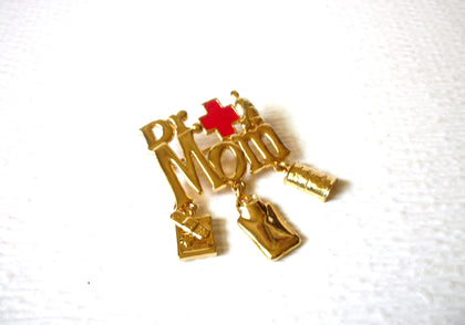 DANCRAFT Dr Mom Gold Tone Medicine Brooch Pin 60216