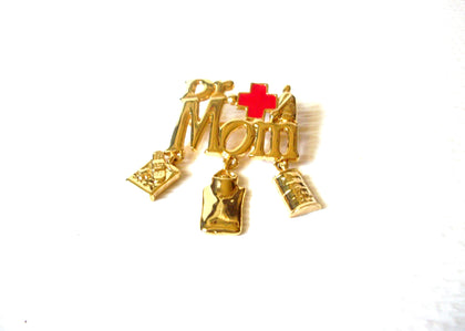 DANCRAFT Dr Mom Gold Tone Medicine Brooch Pin 60216