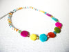 Retro Colorful Glass Necklace 82017