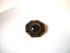 Vintage Mona So Signed Gold Black Enameled Pin Brooch 123116