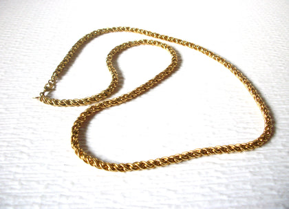 Vintage MONET Rope Chain Links 24" Necklace 82017