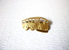 Vintage Gold Toned School Bus Brooch Pin 122916