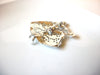 Large Vintage Silver Toned Baroque Lady Clear Rhinestone Brooch Pin 123116