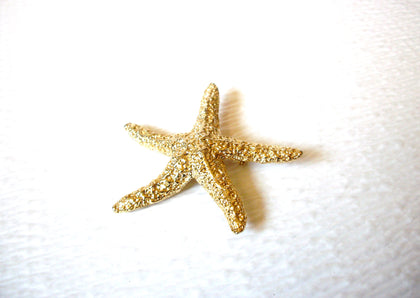 Vintage Gold Toned Starfish Brooch Pin 92216