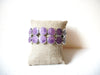 Retro Silver Lilac Stretch Bracelet 122820