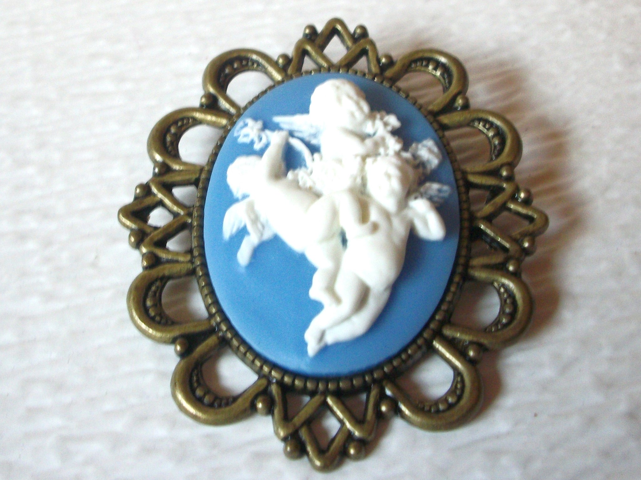 Hand Made Angels Brooch Pin 92216