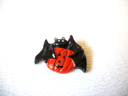 Thicker Vintage Halloween Bat Pumpkin Resin Brooch Pin 121216