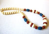 Retro Distressed Beads Southwestern Theme Necklace 121816