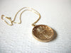 Vintage SARAH Cov Gold Toned Pendant Necklace 123116