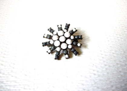 Vintage Snowflake Brooch Pin 122820